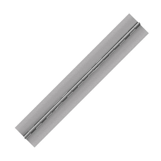 Aluminum Continuous Hinge, Blank, Material Thickness: 0.090", Open Width 2.00"