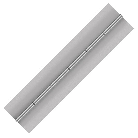 Aluminum Continuous Hinge, Blank, Material Thickness: 0.120", Open Width 3.00"