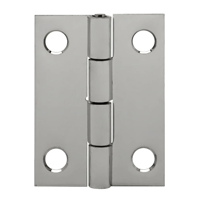 Stainless Steel Electro-Polished Finish Butt Hinge, Open Width 2.00", Hinge Length 3.00"