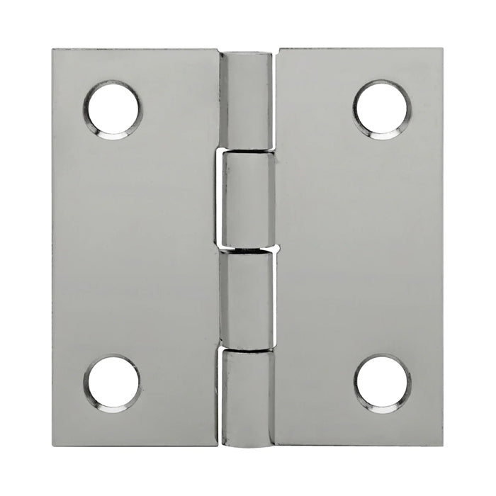 Stainless Steel Electro-Polished Finish Butt Hinge, Open Width 2.00", Hinge Length 3.00"