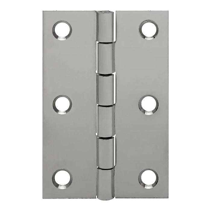 Stainless Steel Electro-Polished Finish Butt Hinge, Open Width 2.00", Hinge Length 3.00"