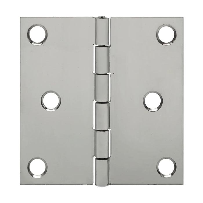 Stainless Steel Electro-Polished Finish Butt Hinge, Open Width 3.00", Hinge Length 3.00"