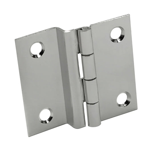 Stainless Steel Electro-Polished Finish Off-set Butt Hinges, Open Width 2.50"