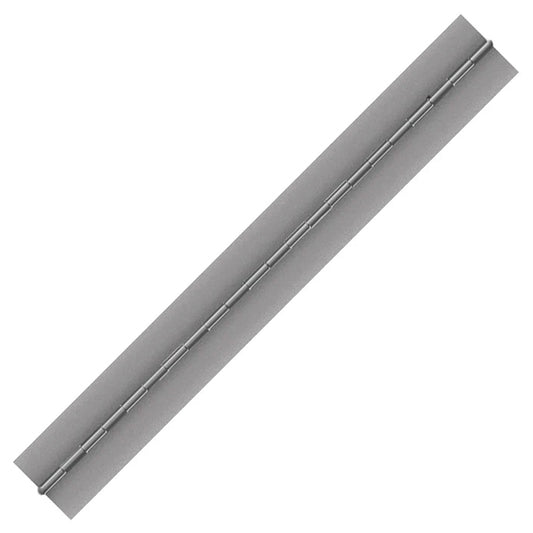 Stainless Steel Continuous Hinge, Blank, Material Thickness: 0.060", Open Width 1.50"