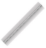 10004<br><b>ALUMINUM CONTINUOUS HINGE</b><br>A-40200-093-5 X 72" B<br>No Holes<br>Mat. Thickness - .040"/19 GA<br>Open Width - 2"<br>Knuckle Length - .5"