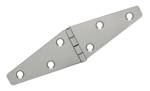 10081<br><b>STAINLESS STEEL<br>STRAP HINGE<br></b>Electro-Polished<br>SSS-60600-150 HC<br>Countersunk Holes<br>Mat. Thickness - .060"/16 GA<br>Open Width - 3"<br>Length - 3"