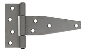 10843<br><b>STAINLESS STEEL<br>TEE HINGE<br></b> Mat. Thickness - .120"/11 GA<br>Strap Leaf Width – 6.00"<br>Open Width - 7.75"<br>Length – 4.50"<br>Countersunk Holes <br> SST-120600-450 HC