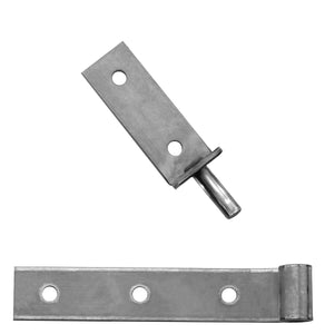 11852<br><b>STAINLESS STEEL LIFT OFF HINGE<br></b>10" Stainless Steel Lift Off Hinge<br>3/16" (0.187") Solid Bar Stock Material<br>1/2" diameter Pivot Pin