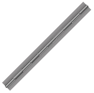 12024X12<br><B>TITANIUM CONTINUOS HINGE</br></b>TI-60150-125-1 X 12"<br>No Holes<br>Mat. Thickness - .060"/16 GA<br>Open Width - 1"<br>Knuckle Length - 1"