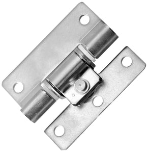 13245  <br><b>STAINLESS STEEL FRICTION HINGE<br></b> SS-TRQ-50137 X 1.57"P42.5MM OPEN X 50MM LONG, (5) 4.3MM DIA HOLES, 304SS LEAVES, STAINLESS STEEL, POLISHED, 12-15 LBS TORQUE