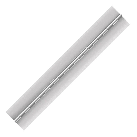 Aluminum Continuous Hinge, Blank, Material Thickness: 0.040", Open Width 2.00"