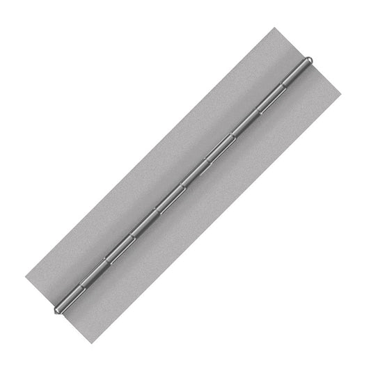Aluminum Continuous Hinge, Blank, Material Thickness: 0.090", Open Width 3.00"