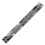 Bright Annealed Stainless Steel Continuous Hinge, Countersunk Holes