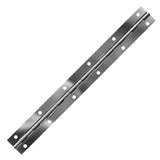 Bright Annealed Stainless Steel Continuous Hinge, Coined Holes