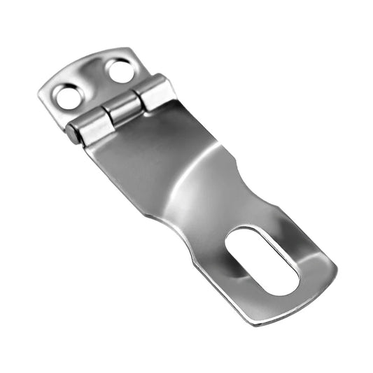 Stainless Steel Hasp & Staple Set, Electro-Polished, Countersunk Holes, Product Component Hasp Only