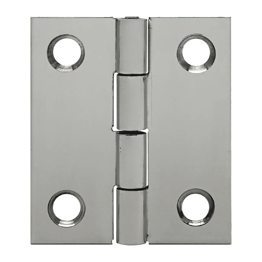 Stainless Steel Electro-Polished Finish Butt Hinge, Open Width 1.75", Hinge Length 2.00"
