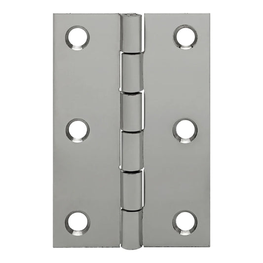 Stainless Steel Electro-Polished Finish Butt Hinge, Open Width 2.00", Hinge Length 3.00"