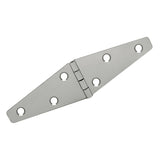 Stainless Steel Strap Hinge, Electro-Polished, Countersunk Holes, Material Thickness: 0.060"