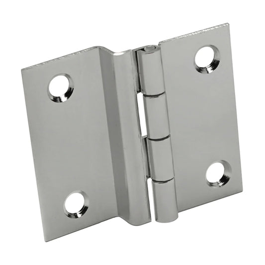 Stainless Steel Electro-Polished Finish Off-set Butt Hinges, Open Width 2.75"