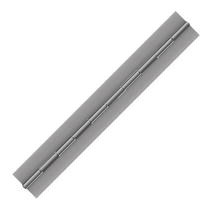 Stainless Steel Mill Finish Continuous Hinge, Blank, Material Thickness: 0.060"