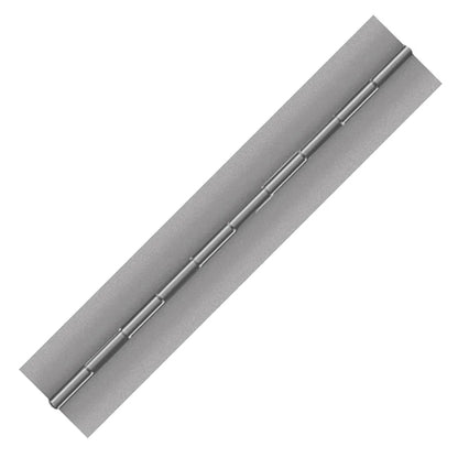 Stainless Steel Mill Finish Continuous Hinge, Blank, Material Thickness: 0.060"