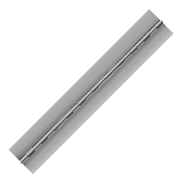 Aluminum Continuous Hinge, No Holes, Material Thickness: 0.075
