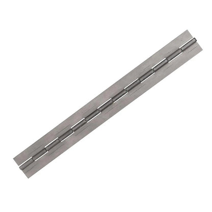 SS-35125-086-25 X 72" No Holes Continuous 304 Alloy Stainless Steel Hinge