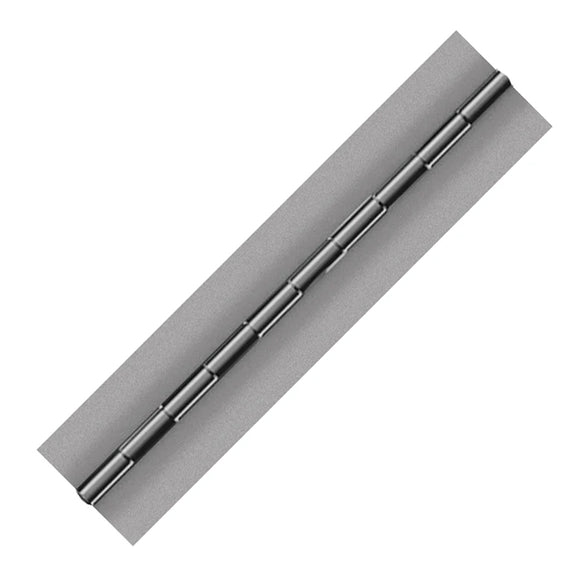 Stainless Steel Continuous Piano Hinge, Blank, Material Thickness: 0.090