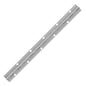 Aluminum Continuous Hinge, Staggered Holes, Material Thickness: 0.040"