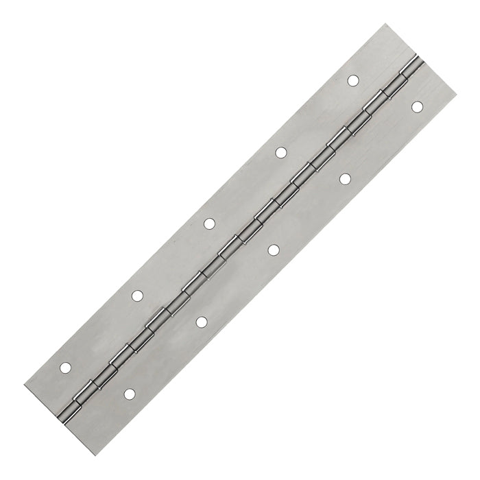 Aluminum Continuous Hinge, Staggered Holes, Material Thickness: 0.040"