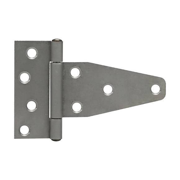 Stainless Steel Tee Hinge, Countersunk Holes, Material Thickness: 0.090