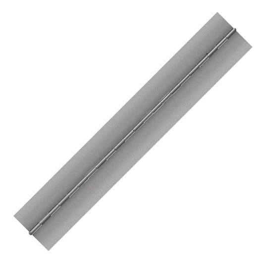 Stainless Steel Continuous Hinge, Blank, Material Thickness: 0.060", Open Width 2.00"