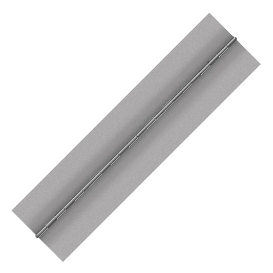 Stainless Steel Continuous Hinge, Blank, Material Thickness: 0.060", Open Width 3.00"