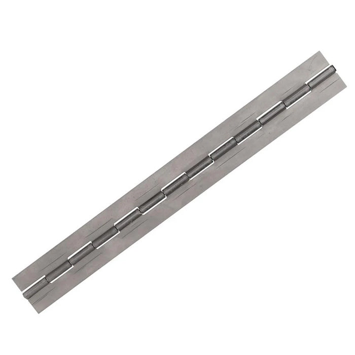 Stainless Steel Continuous Hinge, Blank, Material Thickness: 0.075"