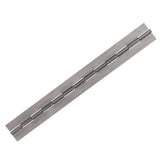 SS-75300-187-5 X 72" No Holes Continuous 304 Alloy Stainless Steel Hinge
