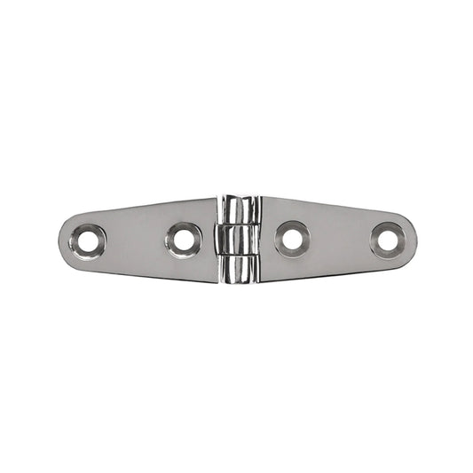 Marine Cast Strap Hinge, Material Thickness: 0.185", Open Width 4.00", Length 1.00"