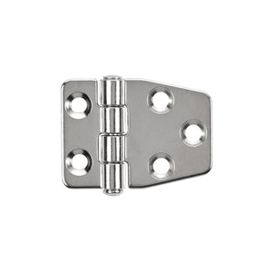14016<br><b>MARINE STAMPED HINGE</b><br>MAT. THICKNESS - 0.078"<br>SCREW SIZE - 8<br>OPEN WIDTH - 2.25"<br>LENGTH - 1.58"<br>PIN DIA. - 0.195"