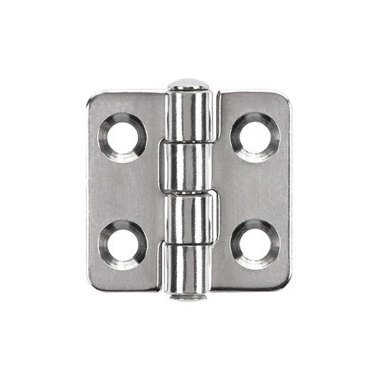 Marine Stamped Hinge, Material Thickness: 0.078", Open Width 1.50", Length 1.50", Type Butt Hinge