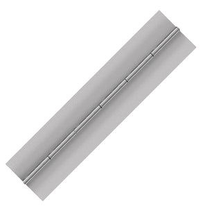 10054<br><b>ALUMINUM CONTINUOUS HINGE</b><br>A-120300-375-2 X 72" B<br>No Holes<br>Mat. Thickness - .120"/11 GA<br>Open Width - 3"<br>Knuckle Length - 2"