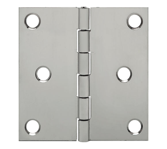 10076<br><b>STAINLESS STEEL BUTT HINGE<br></b> Mat. Thickness -  0.060