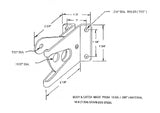10880-NS<br><b>STAINLESS STEEL<br>Stainless Steel Gate Latch<br></b>GLSS-100 SAT
