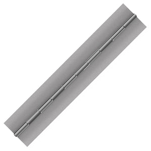 12025X24<br><B>TITANIUM CONTINUOS HINGE</br></b>TI-60200-125-1 X 24"<br>No Holes<br>Mat. Thickness - .060"/16 GA<br>Open Width - 2"<br>Knuckle Length - 1"