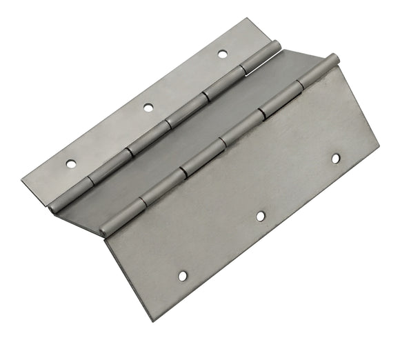 12424<br><b>DOUBLE PIN HINGES</b><br>DPL-SS-60537-125-1 P<br>Holes<br>Mat. Thickness - .060